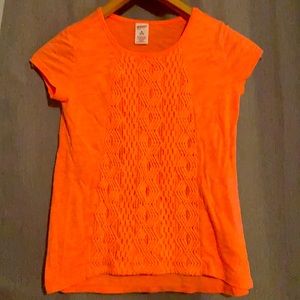 Orange/pink shirt